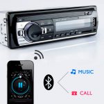 MP3 Player FM Radio Car Audio Stereo Music USB SD Bluetooth Digital with In Dash AUX Input Slot – Image 2