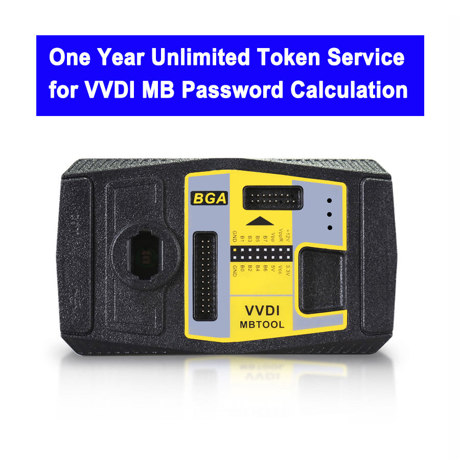 1 Year Unlimited Tokens for Xhorse VVDI MB BGA Tool Password Calculation 1 1 Year Unlimited Tokens for Xhorse VVDI MB BGA Tool Password Calculation - Imagem 1