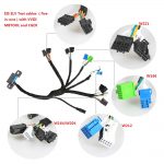 EIS ELV Test Cables for Mercedes (5-in-1) with Charger Cable for VVDI MB BGA TOOL