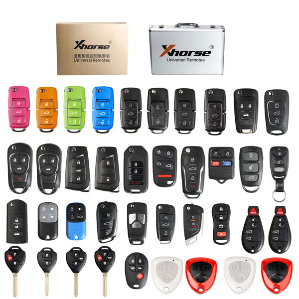 Xhorse XKRSB1EN Universal Remote Keys English Version Packages 39 Pieces for VVDI2 or VVDI Mini Key Tool 1 Xhorse XKRSB1EN Universal Remote Keys English Version Packages 39 Pieces for VVDI2 or VVDI Mini Key Tool – Image 1