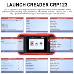 ⁦Launch X431 CRP123 Creader OBD2 Code Reader Scanner test Engine/ABS/SRS/AT⁩ - الصورة ⁦2⁩