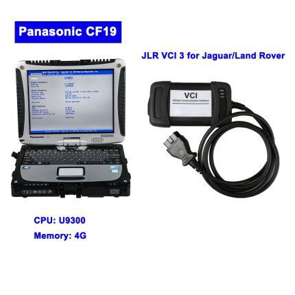 JLR VCI 3 for Jaguar/Land Rover Diagnostic Tool with V154 SDD Installed on Panasonic CF19 Laptop Full Set