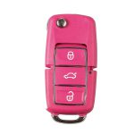 Xhorse Volkswagen B5 Style Remote Key 3 Buttons for VVDI Mini Key Tool English version 5pcs/lot (Black, Red, Yellow, Blue and Green) - 画像 (2)