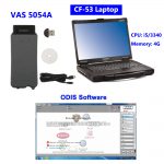 V-AS 5054 Diagnostic Tool with CF-53 Laptop Installed ODI-S V25.03 SSD Full Set Ready to Use