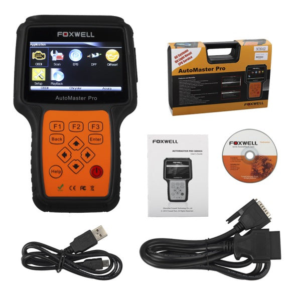 Foxwell NT642 AutoMaster Pro European-Makes All System+ EPB+ Oil Service Scanner 1 Foxwell NT642 AutoMaster Pro European-Makes All System+ EPB+ Oil Service Scanner - immagine 1