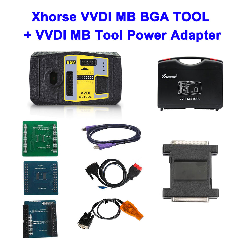 Xhorse VVDI MB BGA TooL Benz Key Programmer Plus VVDI MB Tool Power Adapter for Data Acquisition 1 Xhorse VVDI MB BGA TooL Benz Key Programmer Plus VVDI MB Tool Power Adapter for Data Acquisition – Bild 1