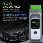 VXDIAG VCX SE PRO 3 in 1 VXDIAG OBD2 Diagnostic Tool with 3 Free Car Software Authorization – Image 9