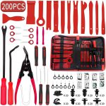 Car Trim Remover Tool Kit Door Panel/Radio/Stereo/Audio/Dash/Window/Terminal Removal Tool Set Auto Clip Pliers Fastener Remover Pry Tool Set - Image 2