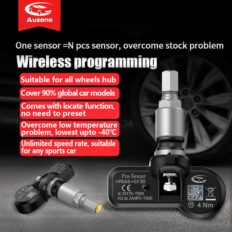 Pro-Sensor Universal TPMS Sensor 433MHZ/315MHZ Universal TPMS Sensor 1 Pro-Sensor Universal TPMS Sensor 433MHZ/315MHZ Universal TPMS Sensor - Image 1