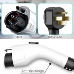 GODIAG EV Charger Level 2 (32Amp, 220V-240V, NEMA 14-50 Plug, 21ft Cable) 10/16/24/32A Adjustable for Home J1772 EVs, PHEVs, Motorcycle EVs - Imagem 2
