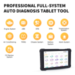 Humzor NexzDAS Pro with 9.6 inch Tablet Bluetooth Full System Auto Diagnostic Tool OBD2 Scanner Car Code Reader with IMMO/ABS/EPB/SAS/DPF/Oil Reset – Image 2