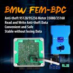 OEM BM-W FEM-BDC 95128/95256 Chip Anti-theft Data Reading Adapter 8Pin Adapter Work with VVDI Prog/CG Pro 9S12/Orange5