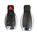 Benz Smart Key Shell 3+1 Button Plastic with a Red Button 5 pcs/lot can work with VVDI BE Key Pro - Image 4