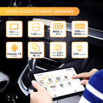 Humzor NexzDAS Pro with 9.6 inch Tablet Bluetooth Full System Auto Diagnostic Tool OBD2 Scanner Car Code Reader with IMMO/ABS/EPB/SAS/DPF/Oil Reset – Image 5
