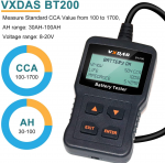 VXDAS BT200 Car Battery Tester 12V 100-1700CCA 30-100AH Automotive Bad Cell Test Tool No Need Battery Knowledge - Imagen 3
