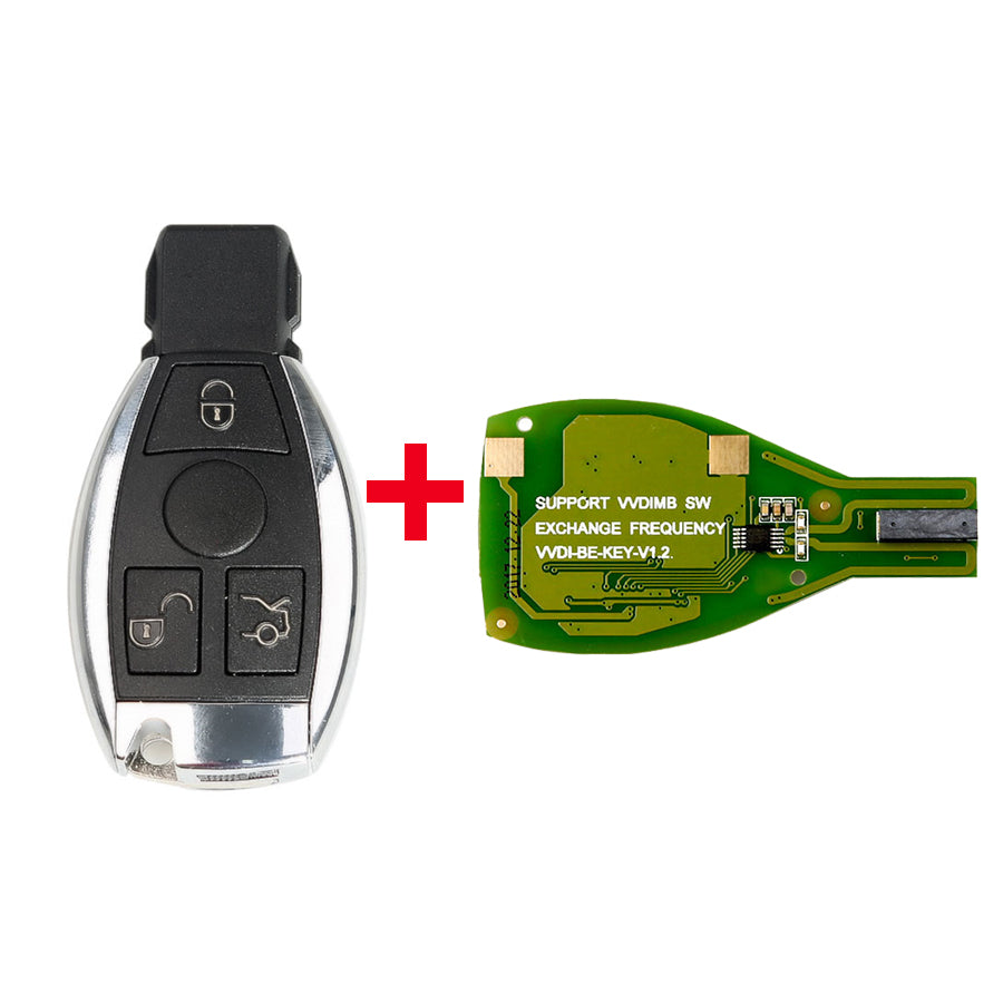 Xhorse VVDI BE Key Pro Plus with Smart Key Shell 3 Button Single Battery for Mercedes Benz 1 Xhorse VVDI BE Key Pro Plus with Smart Key Shell 3 Button Single Battery for Mercedes Benz - Imagem 1