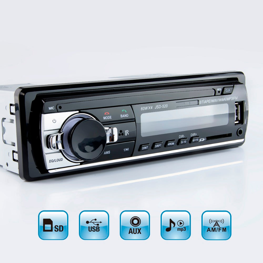 MP3 Player FM Radio Car Audio Stereo Music USB SD Bluetooth Digital with In Dash AUX Input Slot 1 MP3 Player FM Radio Car Audio Stereo Music USB SD Bluetooth Digital with In Dash AUX Input Slot – Image 1