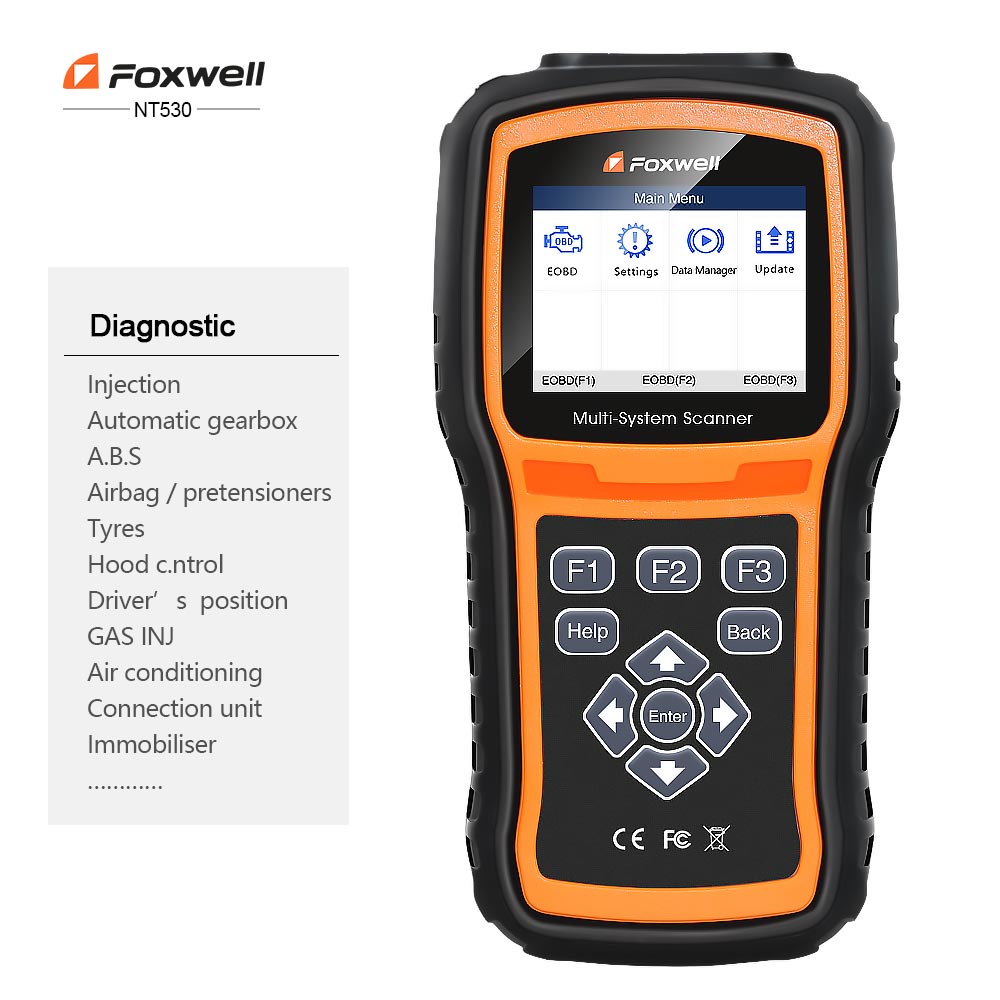 Foxwell NT530 Multi-System Scanner Support Latest BM-W 2018/2019 F Chassis Update Version of NT520 1 Foxwell NT530 Multi-System Scanner Support Latest BM-W 2018/2019 F Chassis Update Version of NT520 - Image 1