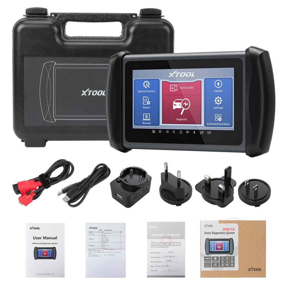 XTool IP819 Automotive Diagnostic Scan Tools 2022 Newest Version XTool IP819 30+ Reset Functions 1 XTool IP819 Automotive Diagnostic Scan Tools 2022 Newest Version XTool IP819 30+ Reset Functions - 画像 (1)