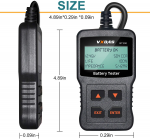 VXDAS BT200 Car Battery Tester 12V 100-1700CCA 30-100AH Automotive Bad Cell Test Tool No Need Battery Knowledge - Imagen 5