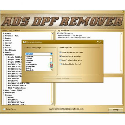 Professional DPF+EGR REMOVER 3.0 Lambda Hotstart Flap, O2, DTC 2 Software Full 2017.5 Version