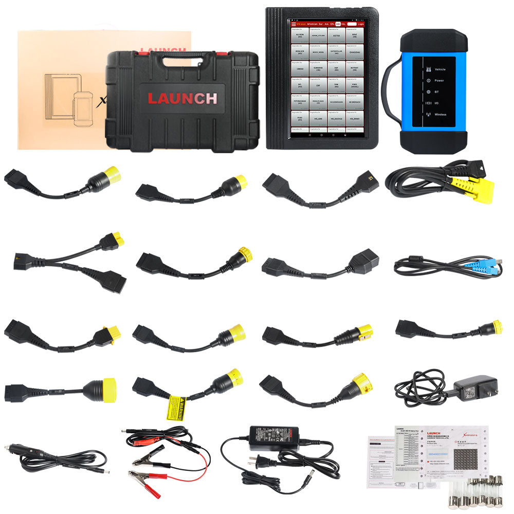 LAUNCH X431 V+ with HD3 HD III Module Heavy Duty Truck Diagnostic Tool for 24V Diesel Trucks 1 Year Free Update 1 LAUNCH X431 V+ with HD3 HD III Module Heavy Duty Truck Diagnostic Tool for 24V Diesel Trucks 1 Year Free Update - immagine 1