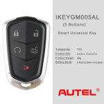 ⁦AUTEL IKEY GM004AL  GM005AL Universal Smart Key Remote For G-M-Cadillac 4 Buttons/ 5 Buttons⁩ - الصورة ⁦2⁩