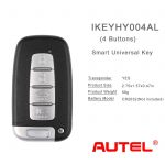 AUTEL IKEY HY003AL HY004AL Universal Smart Key For Hyundai 3 Buttons/ 4 Buttons - 画像 (2)