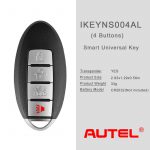 AUTEL IKEY NS003AL/NS004AL/NS005AL Nissan 3 Buttons/ 4 Buttons/ 5 Buttons - Imagem 2