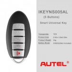 AUTEL IKEY NS003AL/NS004AL/NS005AL Nissan 3 Buttons/ 4 Buttons/ 5 Buttons - Imagem 3