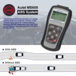 Autel Maxiscan MS609 OBD2 Scanner Full OBDII Functions ABS Car Diagnostic Tools - Imagem 3