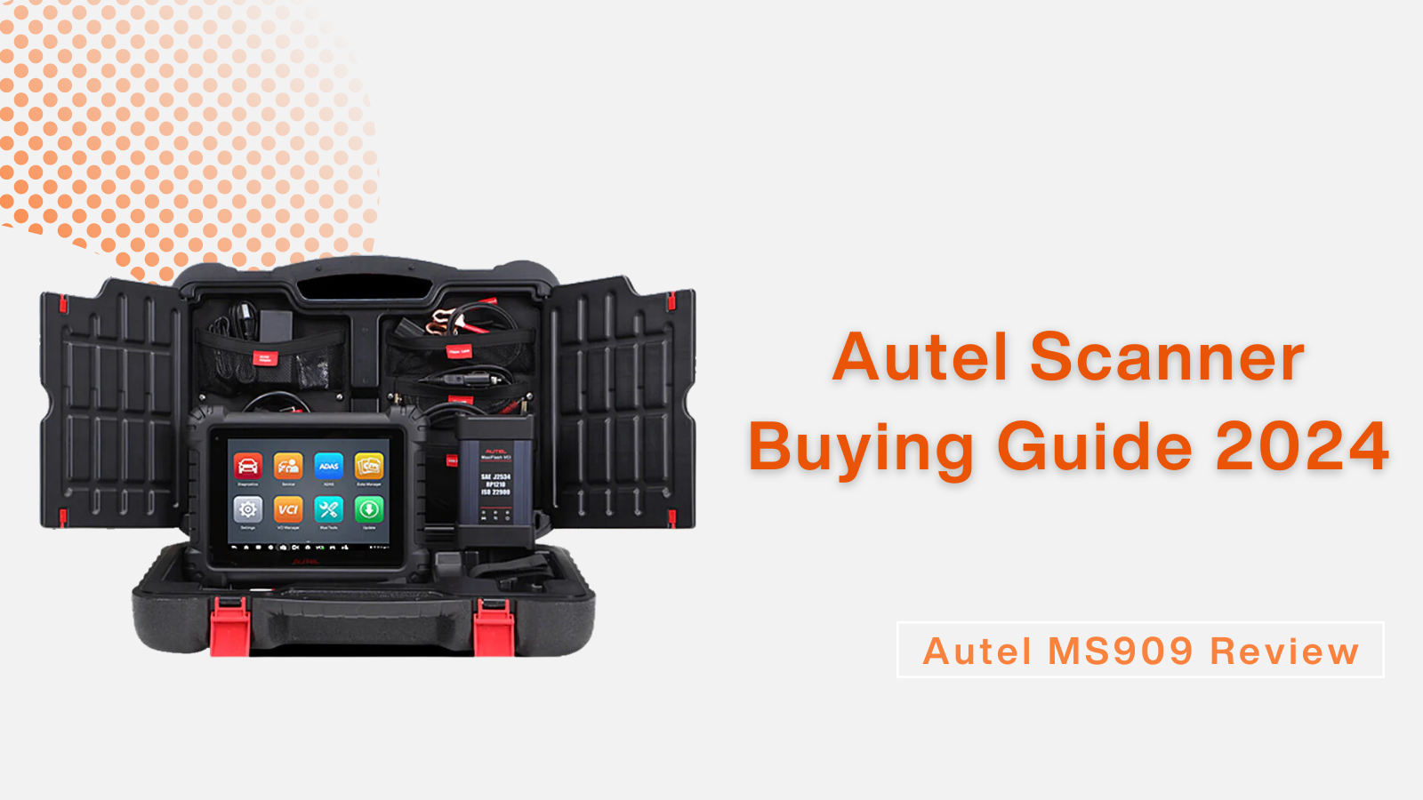 Autel Scanner Buying Guide Autel MS909 Review - admin