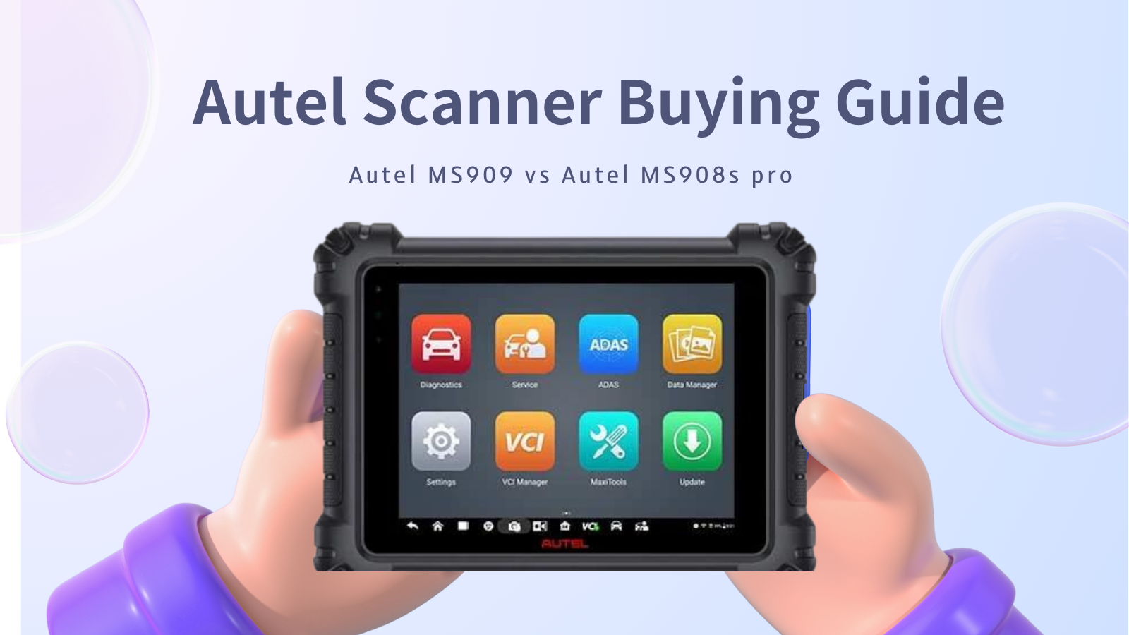 Autel Scanner Buying Guide Autel MS909 vs Autel MS908s pro - admin