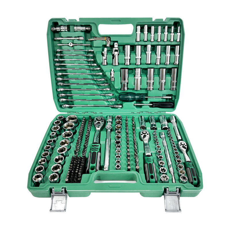 216pcs Mechanic Tool Set Socket Wrench Auto Protection Tool 72 Teeth Quick Wrench Combination Kit 1 216pcs Mechanic Tool Set Socket Wrench Auto Protection Tool 72 Teeth Quick Wrench Combination Kit - Image 1