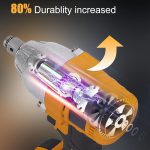 Brushelss Power Impact Wrench New upgrade 21V 4.0 one battery one charger - Imagem 3