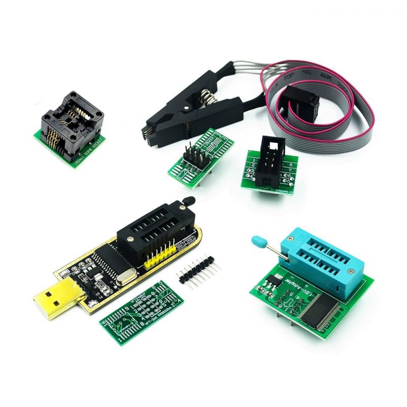 CH341Bprogrammer adaptersocket burnerclip 1burnersocket 1 - admin