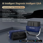 DA200 AI OBD2 Scanner Code Reader Tool Bluetooth 4.0/5.4 25K80 Chip for Android/IOS – Bild 4