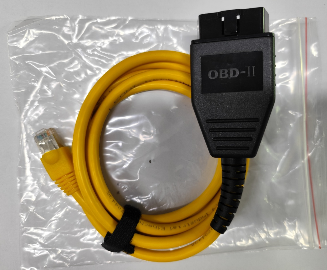 ENET Interface Cable for BM-W F-series E-SYS ICOM Coding(Ethernet to OBD) 1 ENET Interface Cable for BM-W F-series E-SYS ICOM Coding(Ethernet to OBD) - 画像 (1)