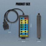DUOYI DY29 Diagnostic Protocol Detector Tester OBD2 16Pin Breakout Box - immagine 3