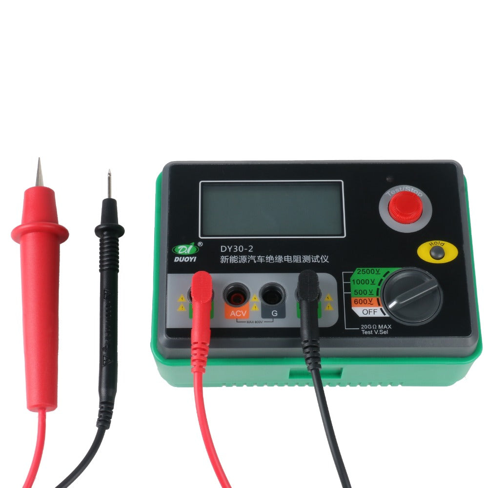 DUOYI DY30-2 Digital Insulation Resistance Tester Meter 20G ohm 500V 1000V 2500V Megohmmeter Voltmeter Car Circuit Test Repair – Image 1