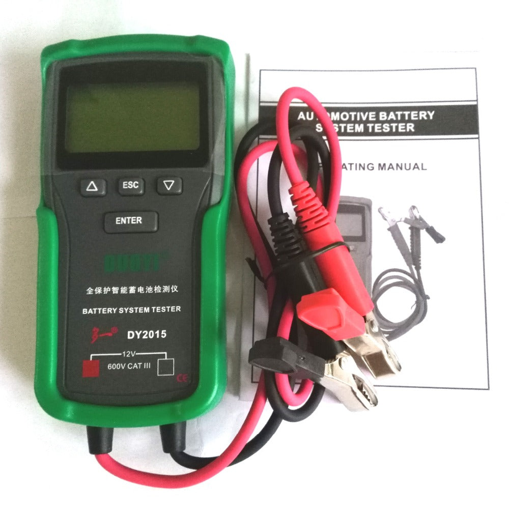 DY2015 12V Automtive Battery System Tester Capacity Maximum Electronic load Battery Charge Test with English Manual 1 DY2015 12V Automtive Battery System Tester Capacity Maximum Electronic load Battery Charge Test with English Manual - 画像 (1)