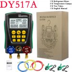 DY517 Pressure Gauge Refrigeration Digital Vacuum Pressure Manifold Tester - immagine 4
