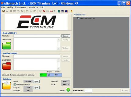 ECM TITANIUM V1.61 with 18475 Driver
