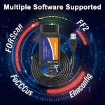 Forscan OBD2 to USB Cable Elm327 OBD2 Scanner - immagine 7