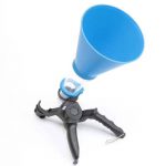 Engine Oil Filling Funnel Set Car Motorcycle Gasoline Oil Fill Long Stem Adjustable Funnel Holding Clamp - immagine 2