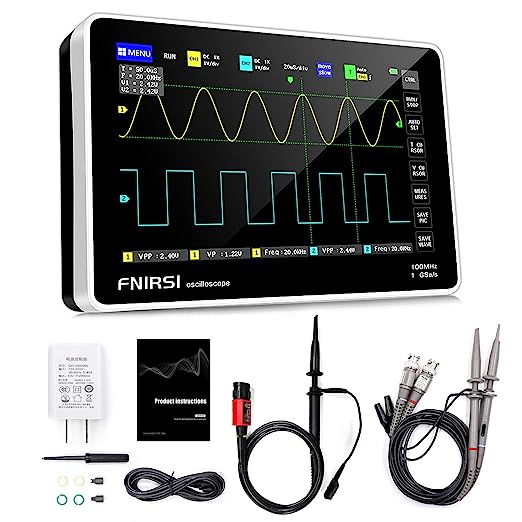 FNIRSI-1013D Digital Tablet Oscilloscope 2 Channels 100Mhz Bandwidth 1GSa/s 1 FNIRSI-1013D Digital Tablet Oscilloscope 2 Channels 100Mhz Bandwidth 1GSa/s - 画像 (1)