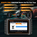 FOXWELL NT809TS Professional Diagnostic Tool TPMS Programming 30+ Service Resets Bi-Directional Control & All-Systems Scan Bluetooth OBD2 Scanner – Bild 7
