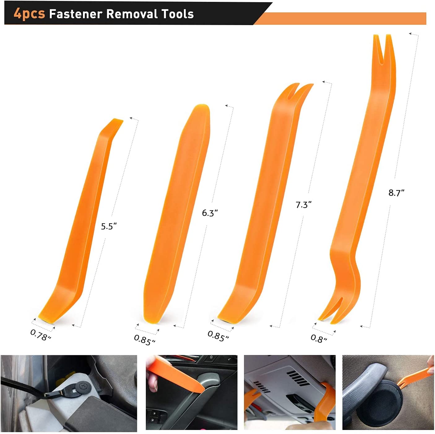 Car Trim Removal Tool Fasteners Removal Tool (Retrofit Kit) 1 Car Trim Removal Tool Fasteners Removal Tool (Retrofit Kit) - Imagem 1