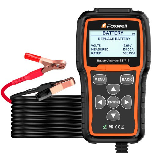 Foxwell BT-715 Battery Analyzer BT715 Support 12V & 24V Replaced Foxwell BT-705 1 Foxwell BT-715 Battery Analyzer BT715 Support 12V & 24V Replaced Foxwell BT-705 - Imagen 1