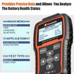 Foxwell BT-715 Battery Analyzer BT715 Support 12V & 24V Replaced Foxwell BT-705 - Imagen 6